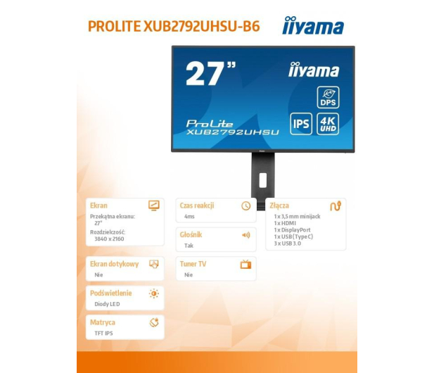 iiyama ProLite XUB2792UHSU-B6 - 1266582 - zdjęcie 16